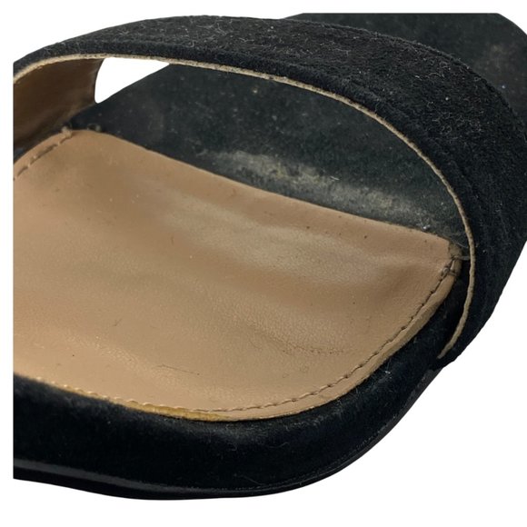 Steve Madden Women's Black Suede Carrson Block Heel with Adjustable Strap US 6 - Picture 8 of 10